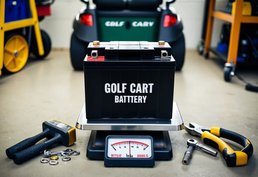 How Much Does a Golf Cart Battery Weigh