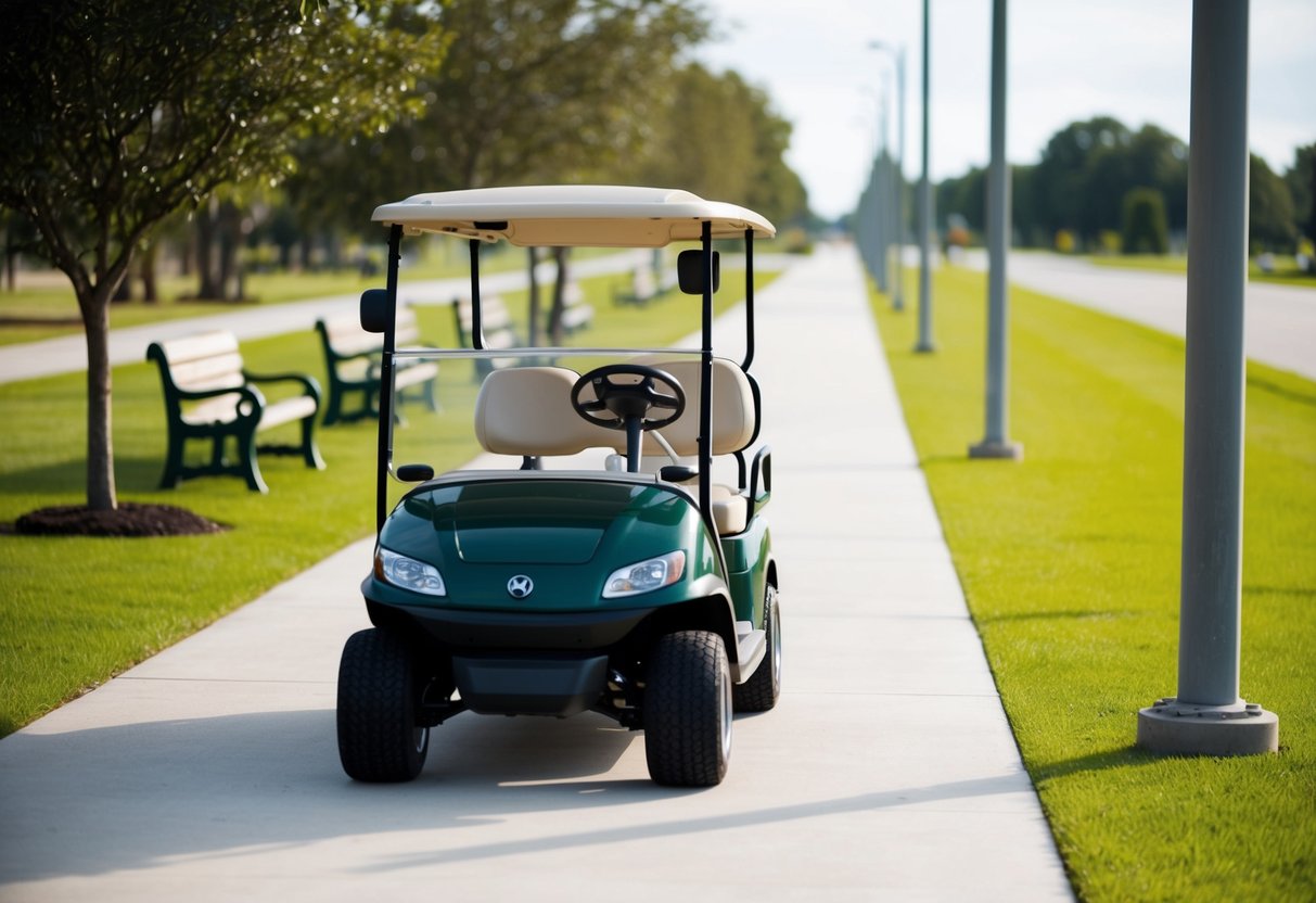 Can You Drive a Golf Cart on the Sidewalk